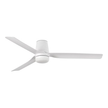 FARO 33828-1TW - LED Ściemnialny wentylator sufitowy PUNT TUB M LED/18W/230V 3000/4200/6500K śr. 130 cm biały + zdalne sterowanie