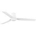 FARO 33828WT - Wentylator sufitowy PUNT TUB M biały śr. 132 cm Wi-Fi Tuya + zdalne sterowanie