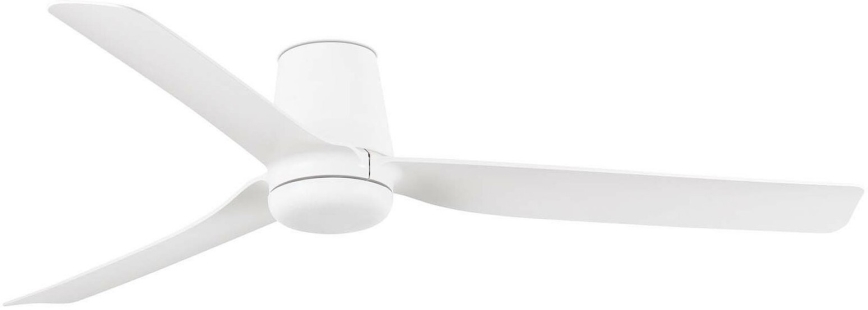 FARO 33828WT - Wentylator sufitowy PUNT TUB M biały śr. 132 cm Wi-Fi Tuya + zdalne sterowanie