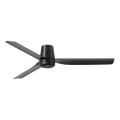 FARO 33830 - Wentylator sufitowy PUNT TUB M czarny śr. 130 cm + pilot zdalnego sterowania