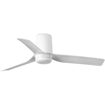 FARO 33832 - Wentylator sufitowy MINI PUNT TUB S biały śr. 90 cm + pilot zdalnego sterowania