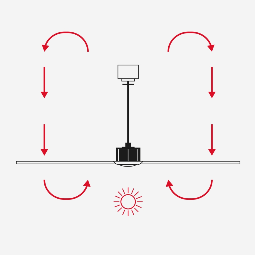 FARO 33833WT-1TW - LED Ściemnialny wentylator sufitowy MINI PUNT TUB S LED/10W/230V 2700/4000/6000K brązowe/biały śr. 90 cm Wi-Fi Tuya + pilot zdalnego sterowania