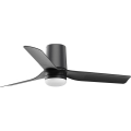 FARO 33834-1TW - LED ściemnialny wentylator sufitowy MINI PUNT TUB S LED/10W/230V 2700/3000/4000K średnica 90 cm czarny + zdalne sterowanie