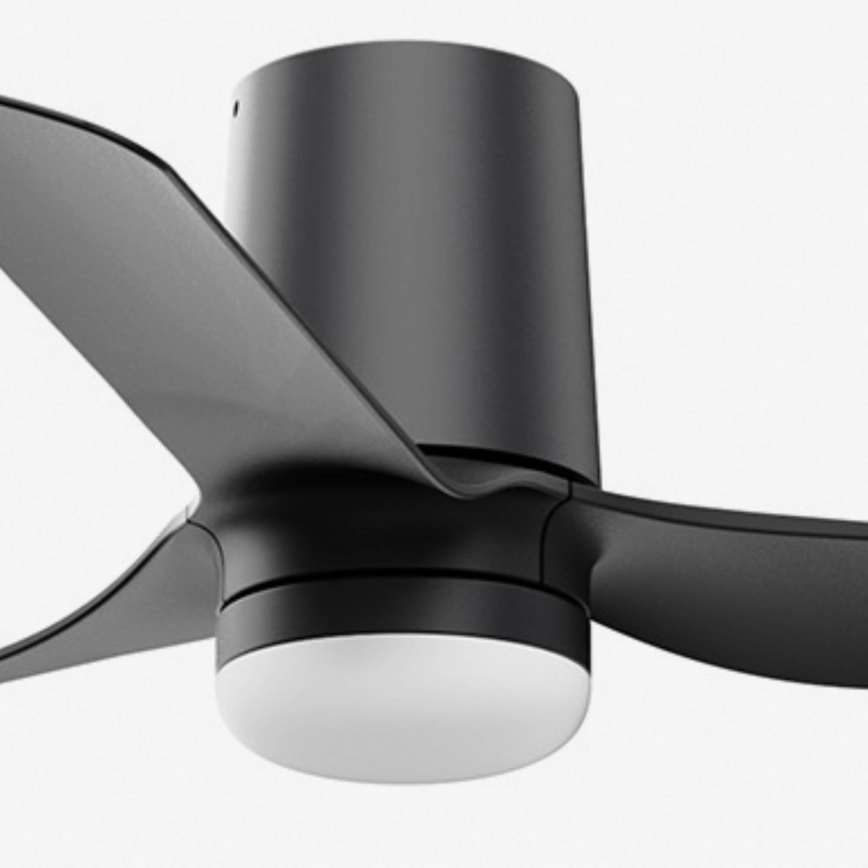 FARO 33834WT-1TW - LED Ściemnialny wentylator sufitowy MINI PUNT TUB S LED/10W/230V 2700/4000/6000K czarny śr. 90 cm Wi-Fi Tuya + pilot zdalnego sterowania
