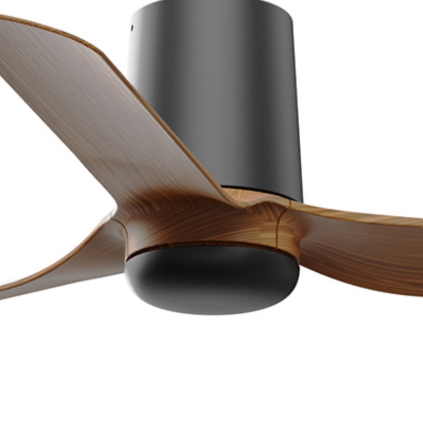 FARO 33835 - Wentylator sufitowy MINI PUNT TUB S brązowy/czarny śr. 90 cm + pilot zdalnego sterowania