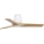 FARO 33836 - Wentylator sufitowy HEYWOOD TUB S sosna/biały śr. 90 cm + pilot zdalnego sterowania