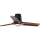 FARO 33837-1TW - LED Ściemnialny wentylator sufitowy HEYWOOD TUB S LED/10W/230V 2700/4000/6000K sosna/czarny śr. 90 cm + zdalne sterowanie