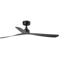 FARO 34196 - Wentylator sufitowy ROCKER M śr. 132 cm, czarny + pilot zdalnego sterowania