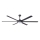 FARO 34203-130 - Wentylator sufitowy LED ROTTERDAM XL LED/32W/230V czarny śr. 200 cm + pilot zdalnego sterowania