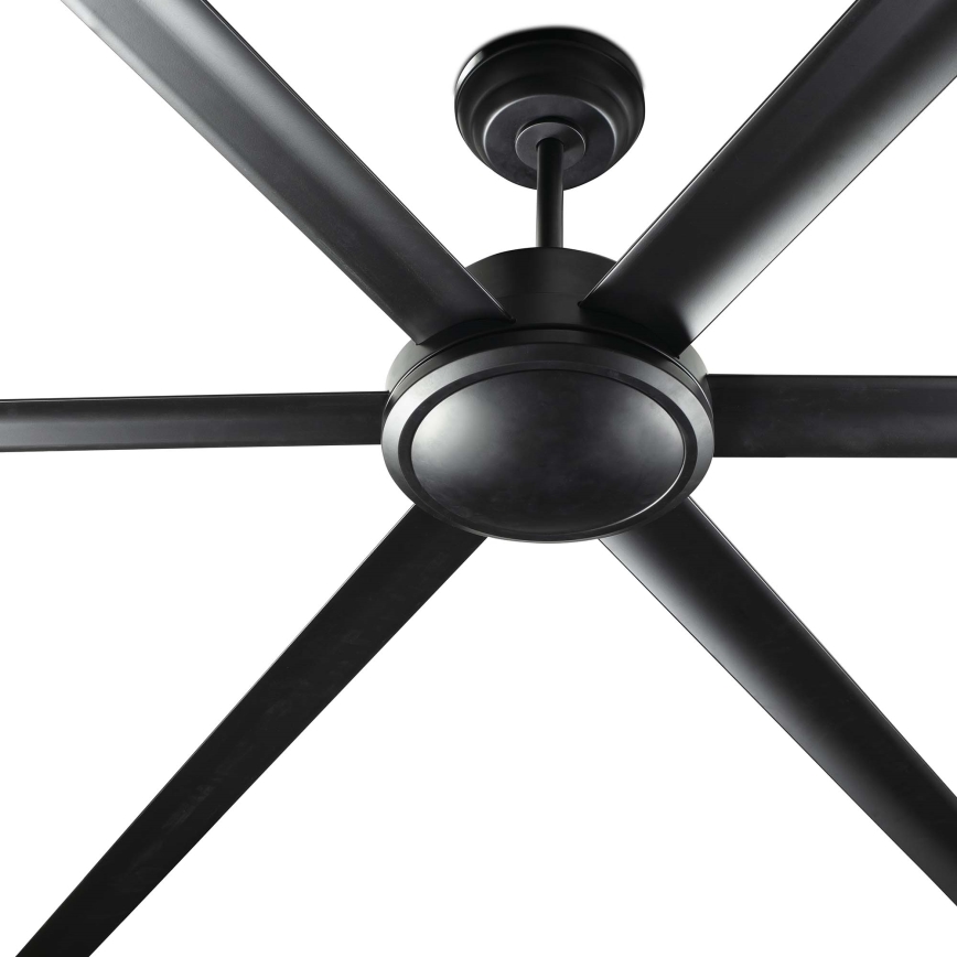 FARO 34203 - Wentylator sufitowy ROTTERDAM XL czarny śr. 200 cm + zdalne sterowanie