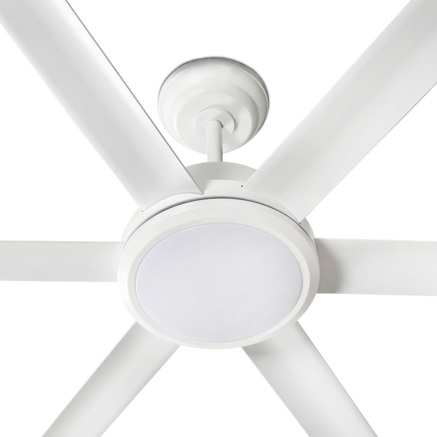 FARO 34206-130 - LED Ściemnialny wentylator sufitowy ROTTERDAM XXL LED/32W/230V biały śr. 250 cm + zdalne sterowanie