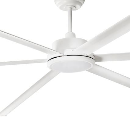 FARO 34206-130 - LED Ściemnialny wentylator sufitowy ROTTERDAM XXL LED/32W/230V biały śr. 250 cm + zdalne sterowanie