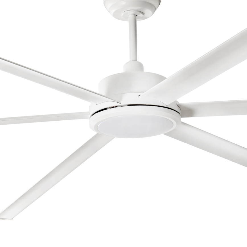 FARO 34206-130 - LED Ściemnialny wentylator sufitowy ROTTERDAM XXL LED/32W/230V biały śr. 250 cm + zdalne sterowanie