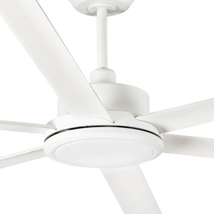 FARO 34206 - Wentylator sufitowy ROTTERDAM XXL biały śr. 250 cm + zdalne sterowanie