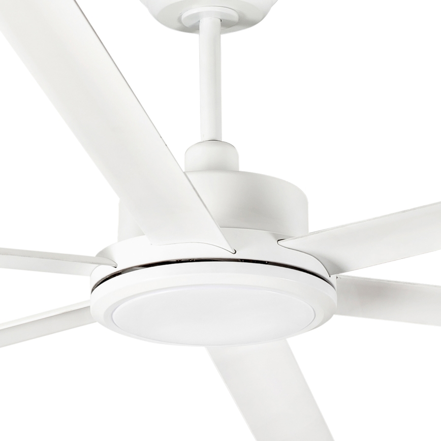 FARO 34206 - Wentylator sufitowy ROTTERDAM XXL biały śr. 250 cm + zdalne sterowanie