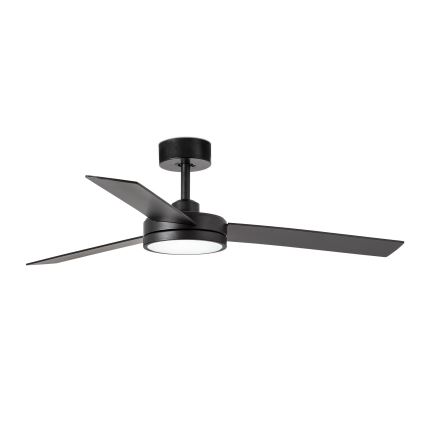 FARO 34261 - Wentylator sufitowy LED BARTH LED/24W/230V czarny + pilot zdalnego sterowania