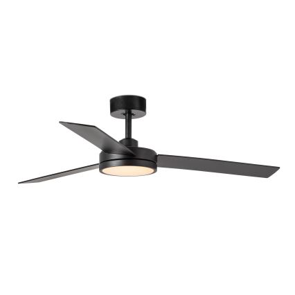 FARO 34261 - Wentylator sufitowy LED BARTH LED/24W/230V czarny + pilot zdalnego sterowania