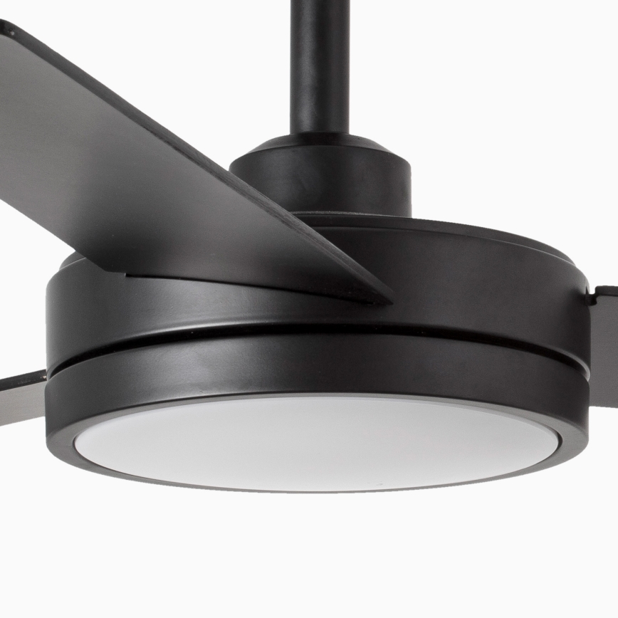 FARO 34261 - Wentylator sufitowy LED BARTH LED/24W/230V czarny + pilot zdalnego sterowania