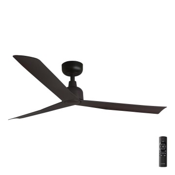 FARO 34275 - Wentylator sufitowy MARINE M brązowy śr. 125 cm IP44 + pilot zdalnego sterowania