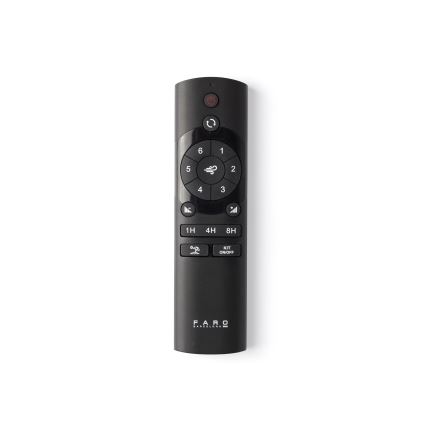 FARO 34280WT-11L - Wentylator sufitowy KLIM M 1xE27/15W/230V drewno/biały śr. 125 cm Wi-Fi Tuya + pilot zdalnego sterowania