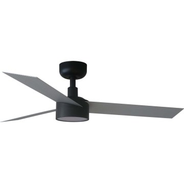 FARO 34285WT1S - Ściemnialny wentylator sufitowy LED CRUISER S LED/18W/230V 2700/3000/4000K, średnica 106 cm, szary/czarny, Wi-Fi Tuya + pilot zdalnego sterowania