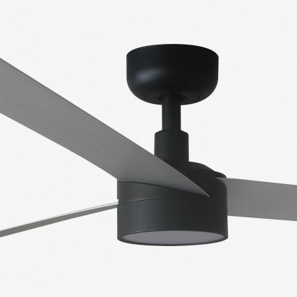 FARO 34287-1TW - LED Ściemnialny wentylator sufitowy CRUISER XL LED/18W/230V 2700/4000/6500K śr. 160 cm czarny/szary + zdalne sterowanie