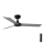 FARO 34287 - Wentylator sufitowy CRUISER XL czarny śr. 160 cm + pilot zdalnego sterowania