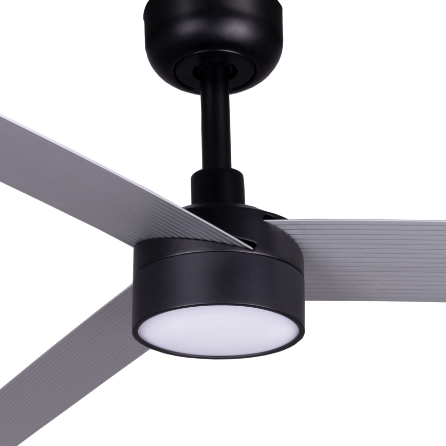 FARO 342871S - LED ściemnialny wentylator sufitowy CRUISER XL LED/18W/230V 2700/3000/4000K śr. 160 cm szary/czarny + pilot zdalnego sterowania