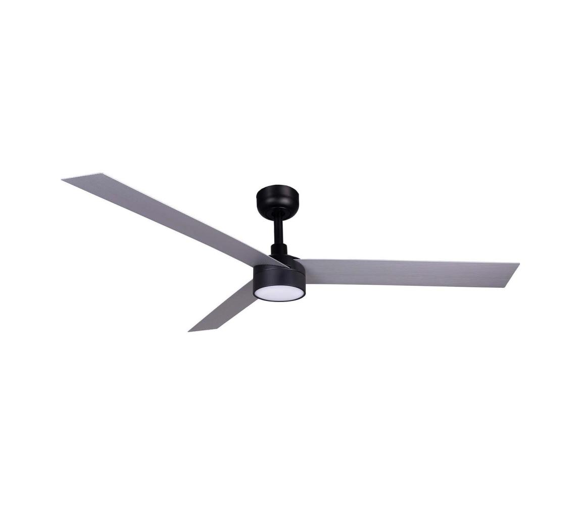 FARO 34287WT1S-LED ściemnialny wentylator sufitowy CRUISER XL 18W/230V CCT śr. 160 cm szary/czarny WT + pilot