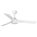 FARO 34288WT1S - ściemnialny wentylator sufitowy z LED CRUISER S LED/18W/230V 2700/3000/4000K Ø 106 cm biały Wi‑Fi Tuya + pilot zdalnego sterowania