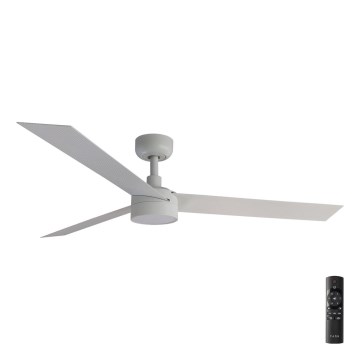 FARO 34290-1TW - Ściemnialny wentylator sufitowy CRUISER LED/20W/230V 2700/3000/4000K, śr. 132 cm, biały + pilot zdalnego sterowania