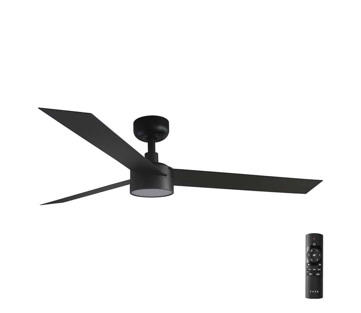 FARO 34291-1TW - Ściemnialny wentylator sufitowy CRUISER LED/20W/230V 2700/3000/4000K + pilot