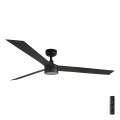FARO 34293-1TW - LED Ściemnialny wentylator sufitowy CRUISER XL LED/18W/230V 2700/4000/6500K śr. 160 cm czarny + pilot zdalnego sterowania