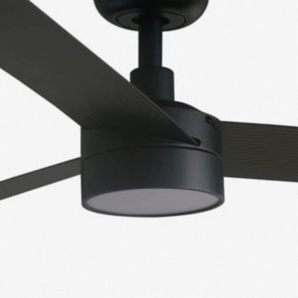 FARO 34293WT1S - LED ściemnialny wentylator sufitowy CRUISER XL LED/18W/230V 2700/3000/4000K średnica 160 cm czarny Wi-Fi Tuya + pilot zdalnego sterowania