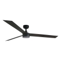 FARO 34293WT1S - LED ściemnialny wentylator sufitowy CRUISER XL LED/18W/230V 2700/3000/4000K śr. 160 cm czarny Wi-Fi Tuya + pilot zdalnego sterowania
