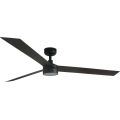 FARO 34293WT1S - LED ściemnialny wentylator sufitowy CRUISER XL LED/18W/230V 2700/3000/4000K średnica 160 cm czarny Wi-Fi Tuya + pilot zdalnego sterowania