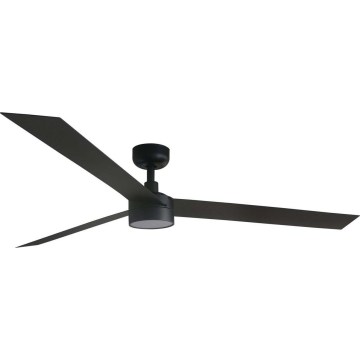 FARO 34293WT1S - LED ściemnialny wentylator sufitowy CRUISER XL LED/18W/230V 2700/3000/4000K średnica 160 cm czarny Wi-Fi Tuya + pilot zdalnego sterowania