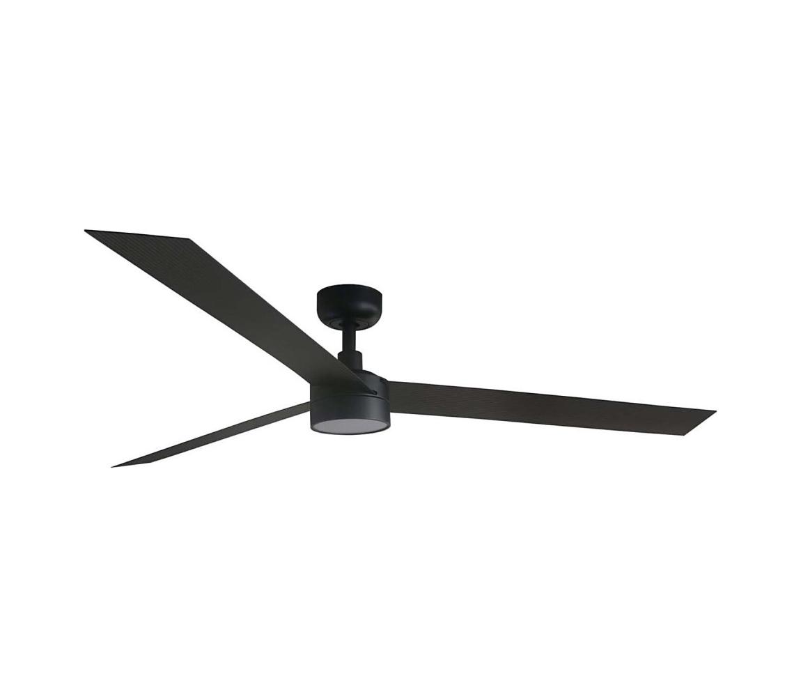 FARO 34293WT1S - ściemnialny wentylator LED CRUISER XL 18W/230V CCT śr. 160 cm czarny WT + DO