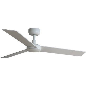 FARO 34295WT - Wentylator sufitowy RUDDER S biały/beżowy śr. 106 cm Wi-Fi Tuya + pilot zdalnego sterowania