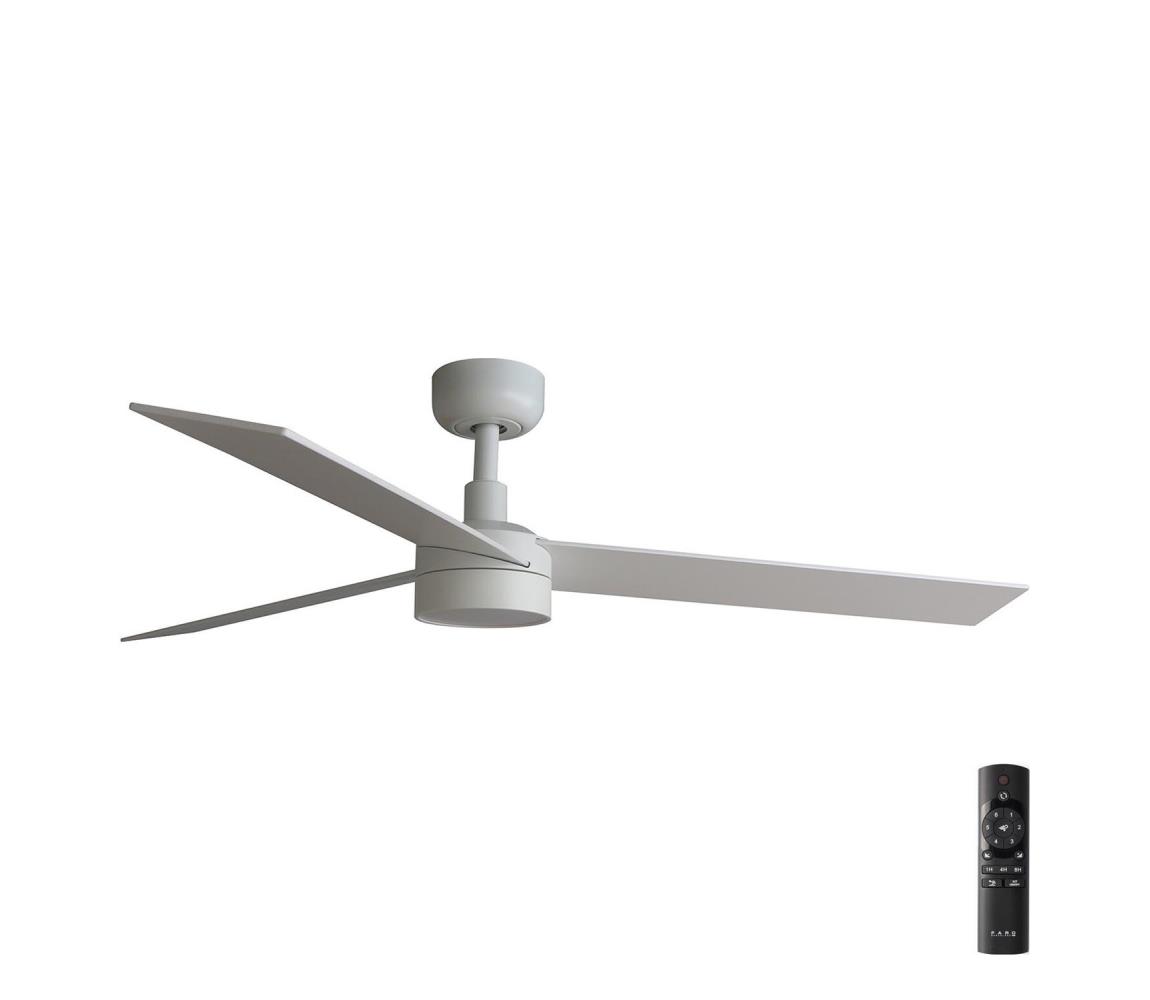 FARO 34297-1TW- ściemnialny wentylator RUDDER L LED/20W/230V 2700/3000/4000K + pilot