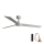 FARO 34297WP - Wentylator sufitowy RUDDER L biały śr. 132 cm SMART + pilot zdalnego sterowania