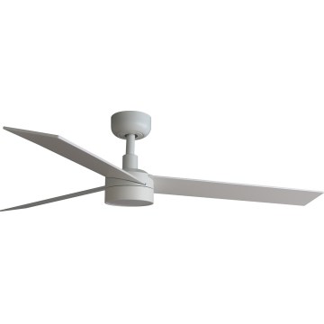 FARO 34297WT-1TW - LED Ściemnialny wentylator sufitowy RUDDER L LED/18W/230V 2700/4350/6000K biały śr. 132 cm Wi-Fi Tuya + pilot zdalnego sterowania