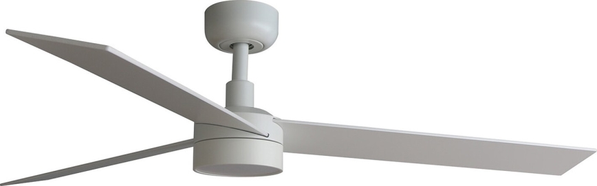 FARO 34297WT-1TW - LED Ściemnialny wentylator sufitowy RUDDER L LED/18W/230V 2700/4350/6000K biały śr. 132 cm Wi-Fi Tuya + pilot zdalnego sterowania