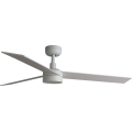 FARO 34297WT1S - ściemnialny sufitowy wentylator LED RUDDER L LED/18W/230V 2700/3000/4000K średnica 132 cm beżowy/biały Wi-Fi Tuya + pilot zdalnego sterowania
