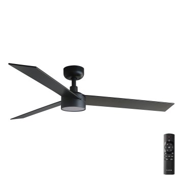 FARO 34298-1TW - LED Wentylator ściemnialny RUDDER L LED/20W/230V 2700/4000/6500K śr. 132 cm + pilot zdalnego sterowania