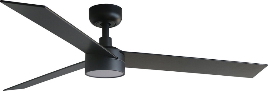 FARO 34298WT-1TW - LED Ściemnialny wentylator sufitowy RUDDER L LED/18W/230V 2700/4350/6000K czarny śr. 132 cm Wi-Fi Tuya + pilot zdalnego sterowania