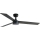 FARO 34298WT-1TW - LED Ściemnialny wentylator sufitowy RUDDER L LED/18W/230V 2700/4350/6000K czarny śr. 132 cm Wi-Fi Tuya + pilot zdalnego sterowania