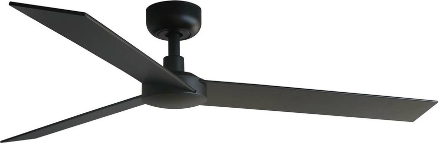 FARO 34298WT - Wentylator sufitowy RUDDER L czarny/wenge śr. 132 cm Wi-Fi Tuya + pilot zdalnego sterowania