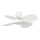 FARO 34315WT - LED Ściemnialny wentylator sufitowy KLOVER TUB S LED/20W/230V 2700/4000/6500K biały śr. 80 cm Wi-Fi Tuya + pilot zdalnego sterowania