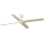 FARO 34355WT - Wentylator sufitowy RUDDER L biały/beżowy śr. 132 cm Wi-Fi Tuya + pilot zdalnego sterowania